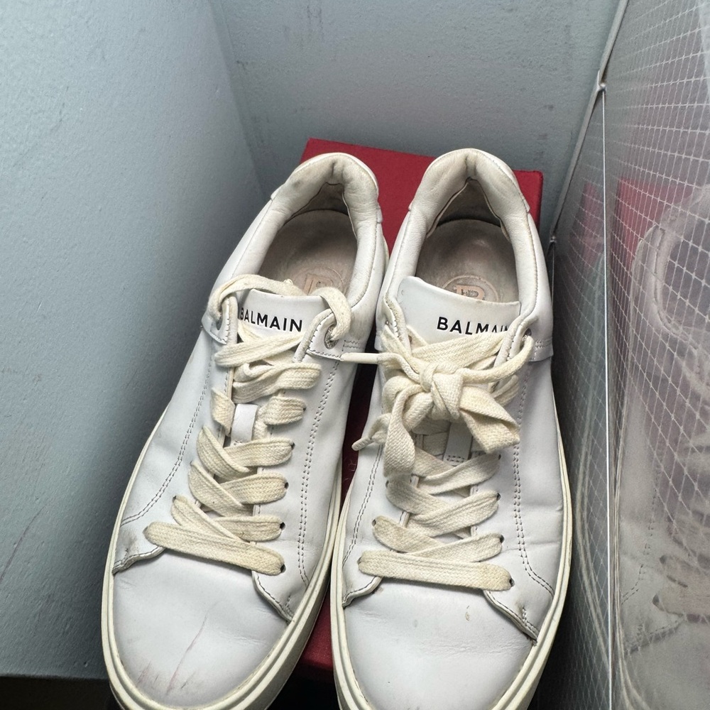 Balmain White Men's Shoes